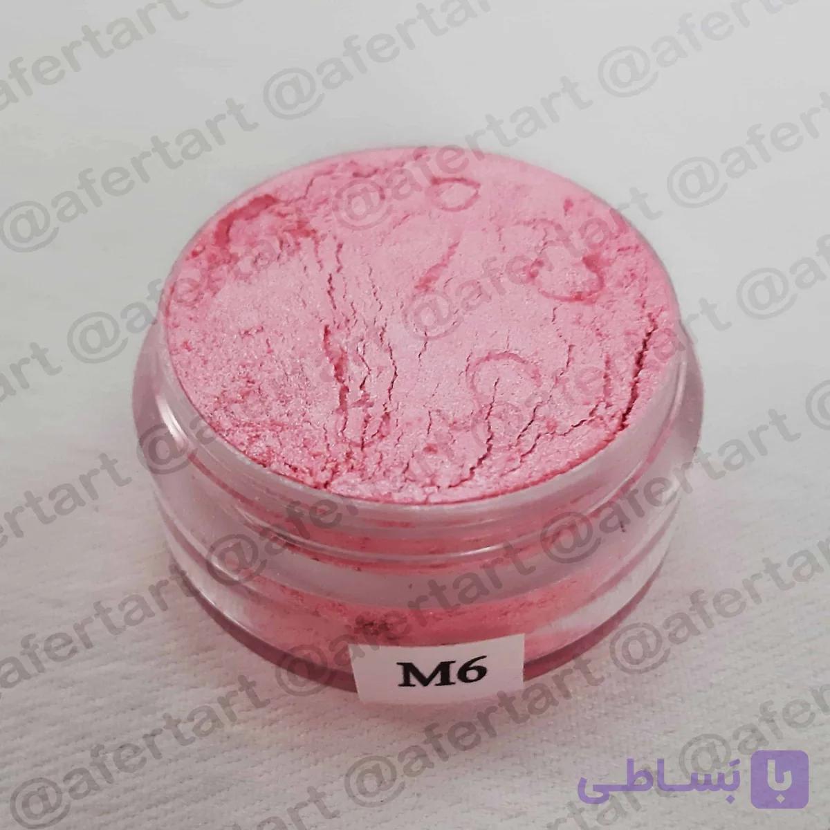 رنگ گریم صورتی متالیک شماره M6 سیلک — تصویر 1
