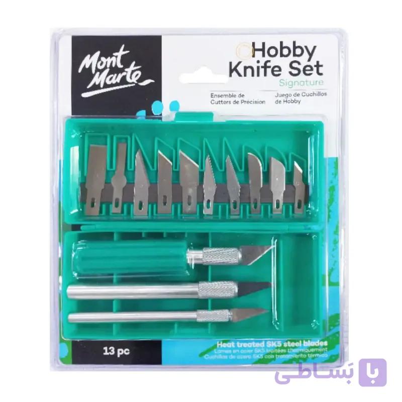 ست کاتر و چاقوی هنری مون مارت 13 تکه Mont Marte Signature — تصویر 1