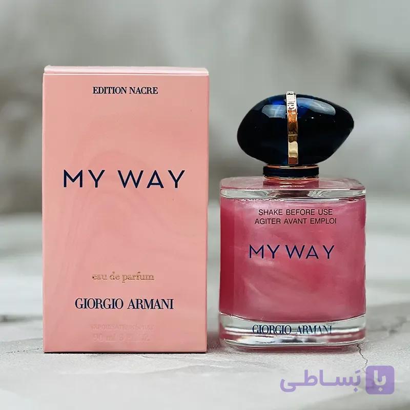 ادکلن جورجیو آرمانی مای وی نکر 90 میلMy Way Nacre Giorgio Armani for women — تصویر 1
