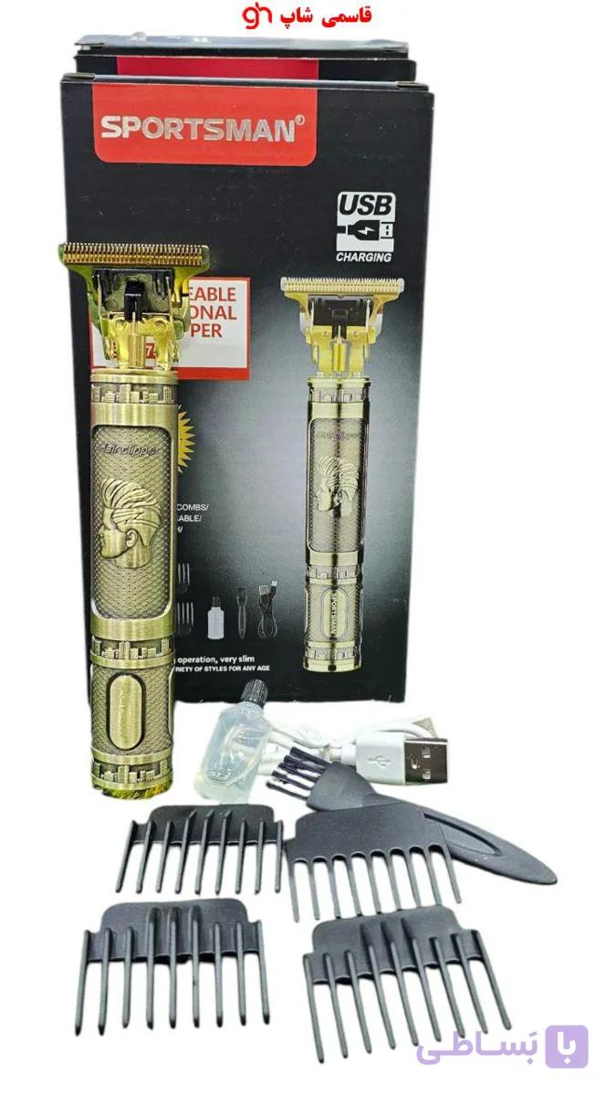 خط زن ماشین اصلاح حرفه ای سپرت من تمام فلز مدل sm675