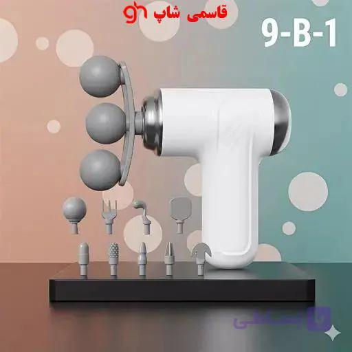 ماساژور تفنگی گیربکس هوشمند شش سرعته 12کاره Fascia gun — تصویر 1