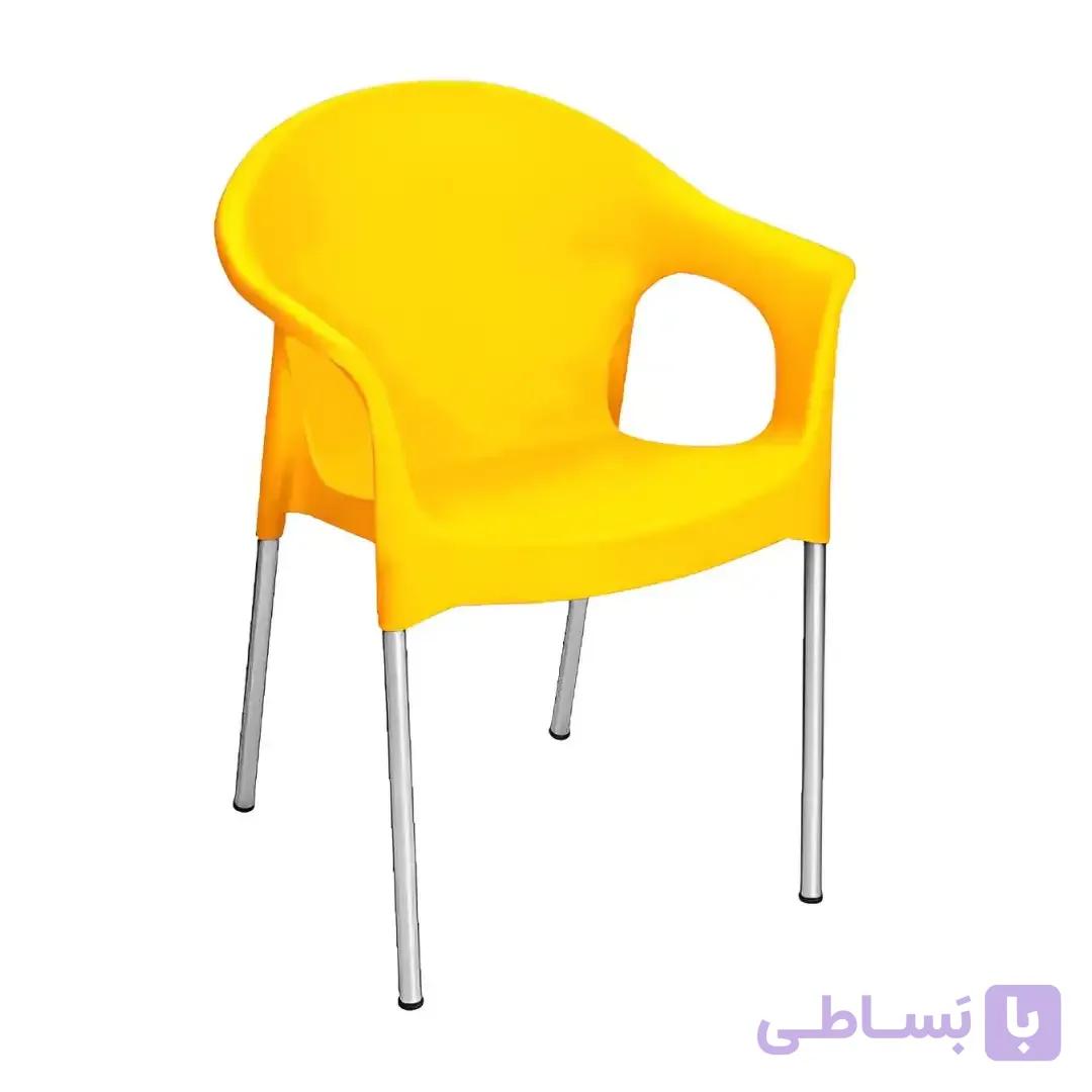 ﺻﻨﺪلی یونیک پلاستیکی پایه فلزی — تصویر 1