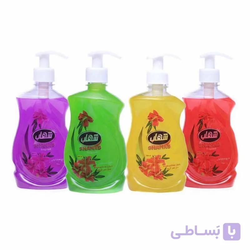 مایع دستشویی 400 گرم شهاب – 4 رنگ — تصویر 1