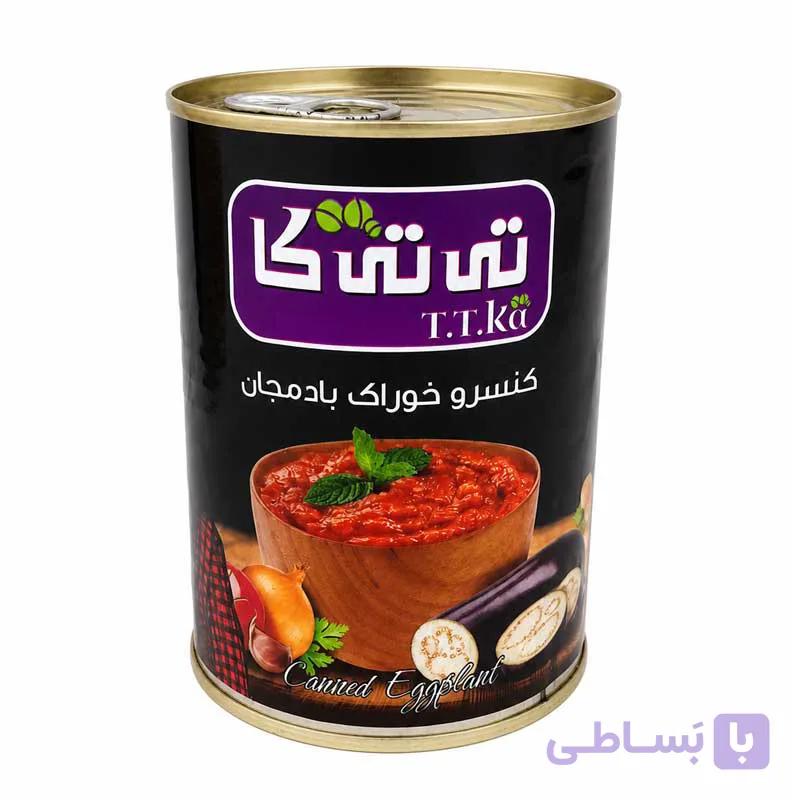 کنسرو خوراک بادمجان تی تی کا (T.T.Ka) 380 گرمی