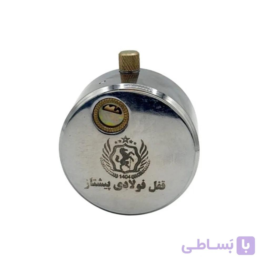 قفل گرد پشت بسته فولادی پیشتاز — تصویر 1