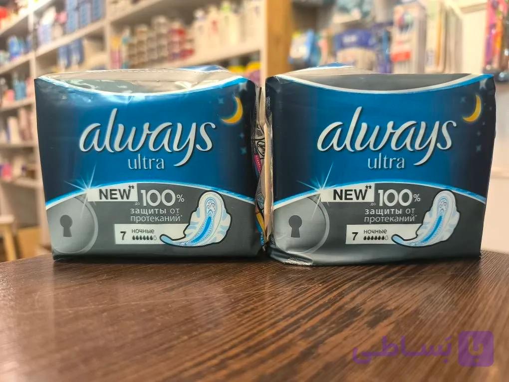 نوار بهداشتی آلویز7عددی الترا always ultra