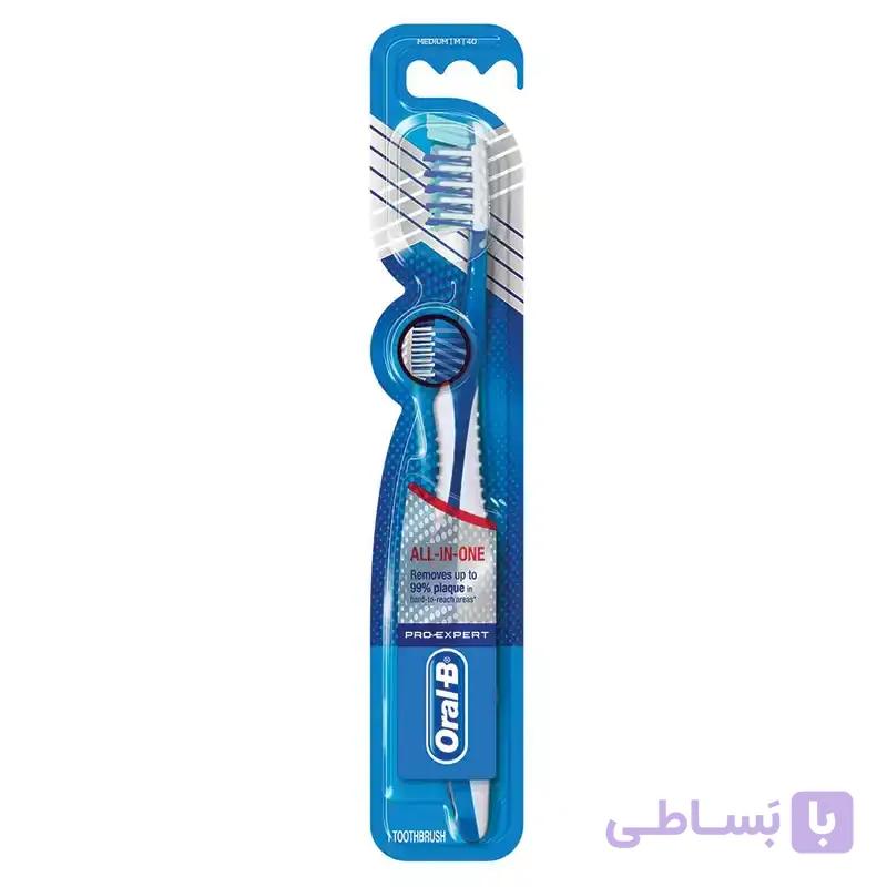 مسواک اورال بی All In One با برس متوسط Oral B All In One Pro Expert Toothbrush — تصویر 1