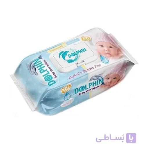 دستمال مرطوب کودک دلفین