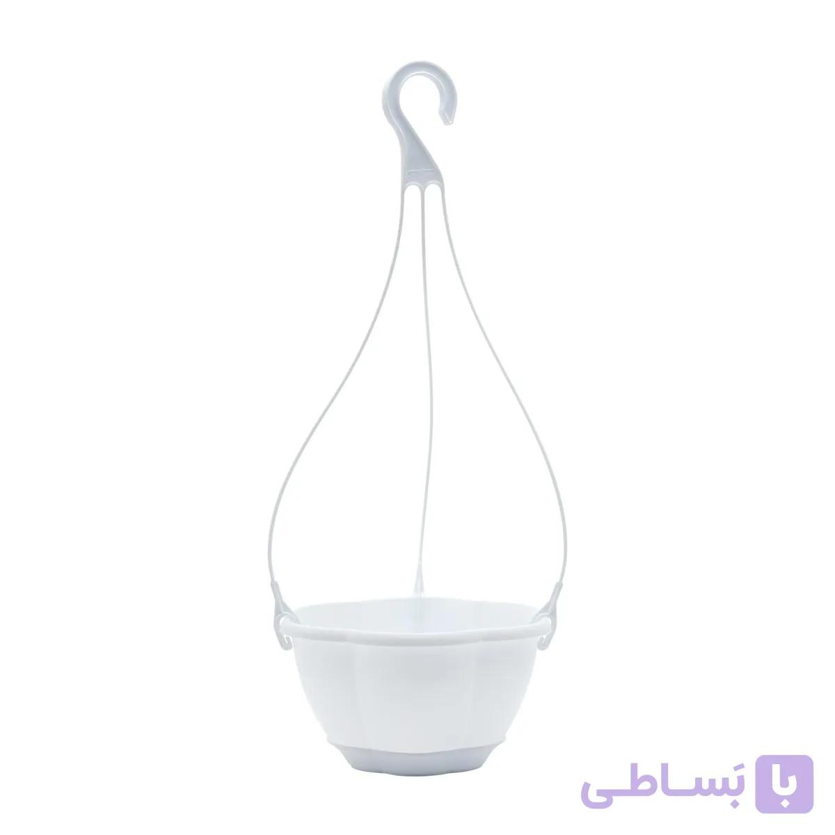 گلدان پلاستیکی آویز گل آذین مدل مارانتا کد 325 — تصویر 1
