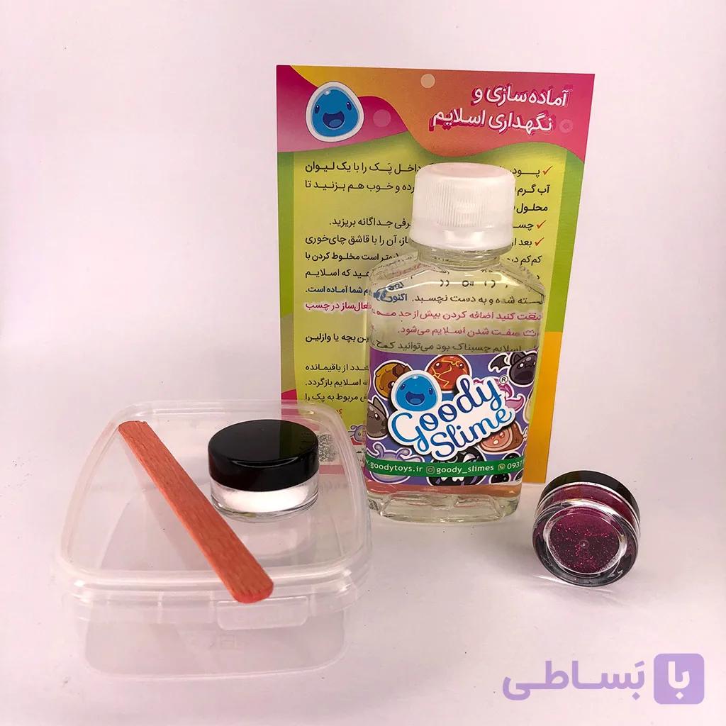 پک ساخت اسلایم شفاف اکلیلی ۱۲۰ میل – طرح اقتصادی — تصویر 1