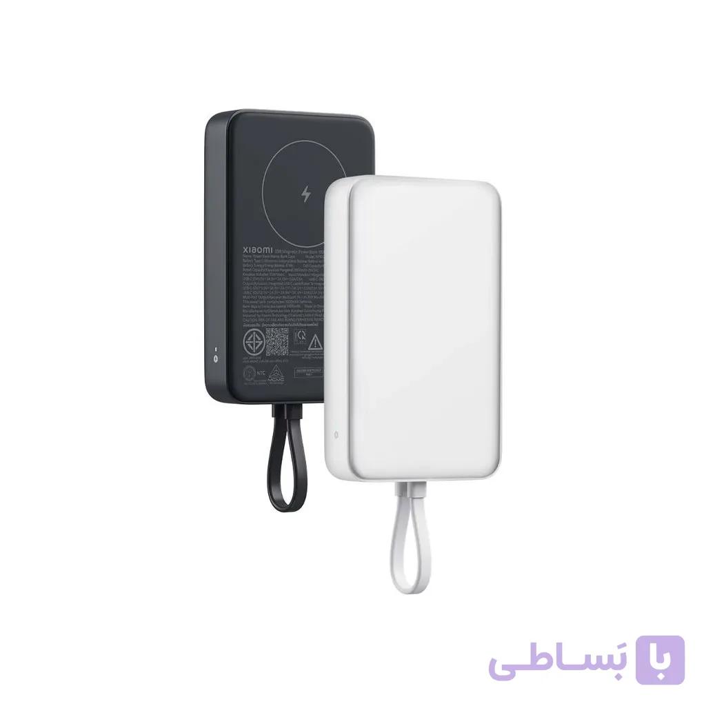 پاور بانک مغناطیسی شیائومی 10000میلی آمپر 33 وات | Xiaomi 33W Magnetic Power Bank 10000 (Integrated Cable) WPB1007MI — تصویر 1