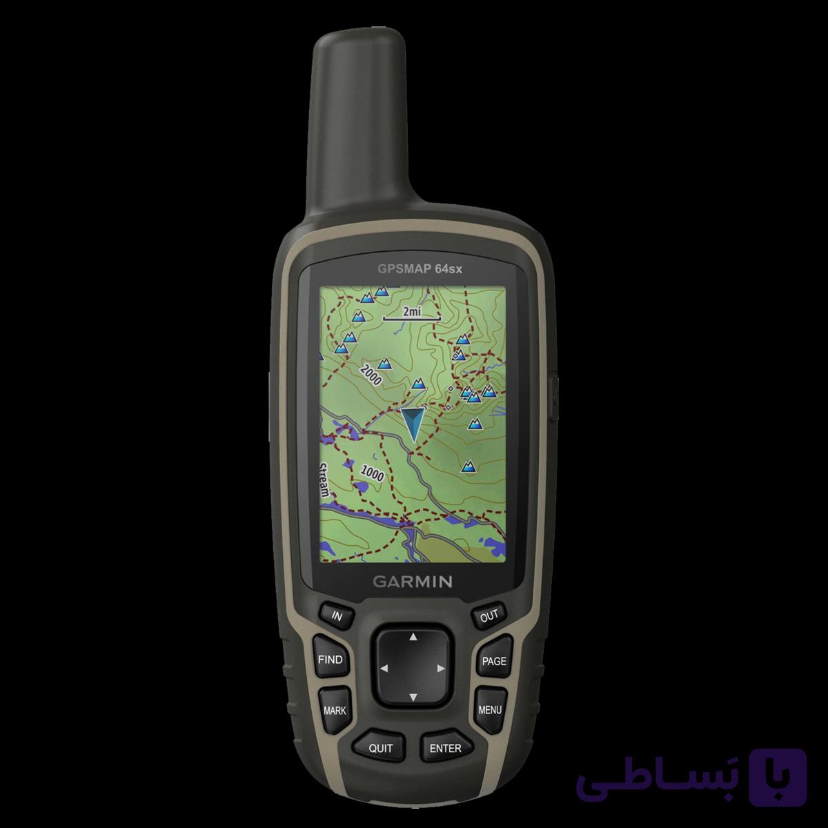 جی پی اس دستی گارمین مدل GPSMAP 64SX Garmin GPSMAP 64SX Handheld GPS Navigator