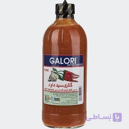 سس فلفل قرمز تند و سیر گلوریا سید داود حجم ۴۷۴ میلی لیتر — تصویر 1