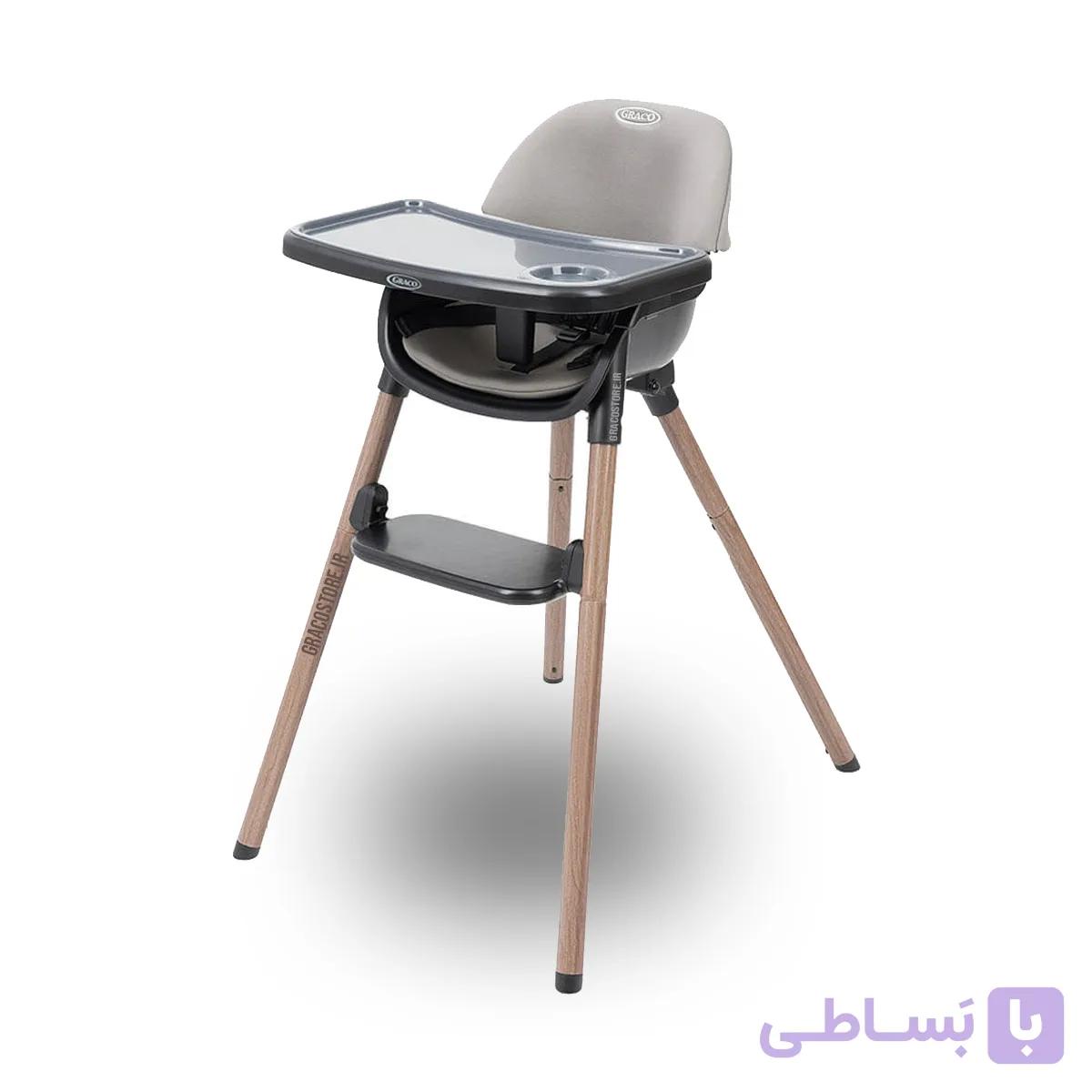 صندلی غذا گراکو مدل Presti Steeple Grey — تصویر 1