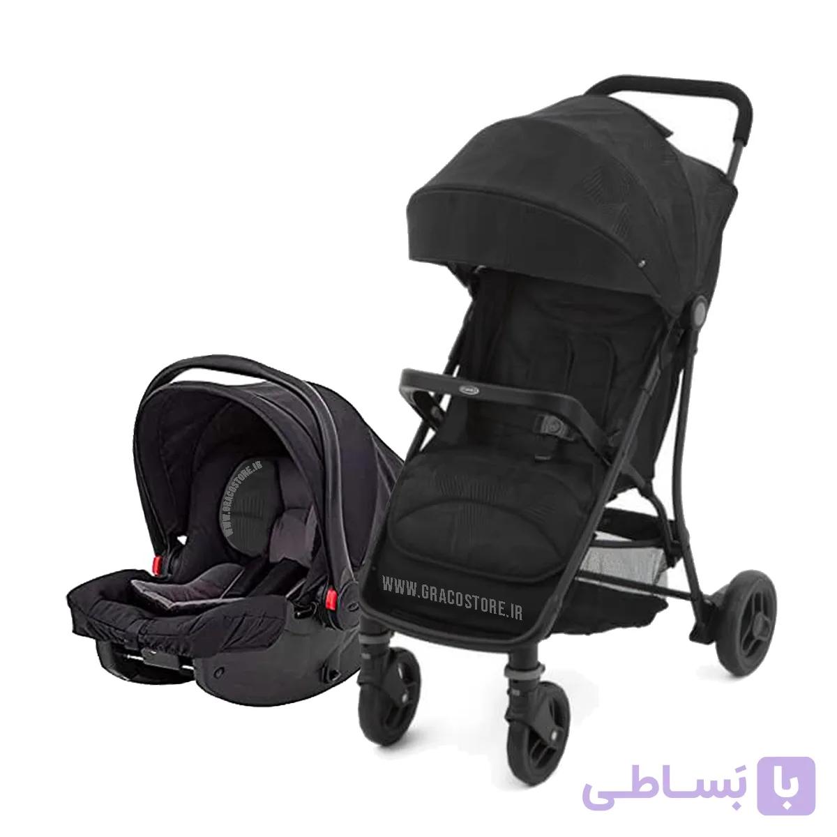 کالسکه و کریر گراکو مدل Breaze Black — تصویر 1