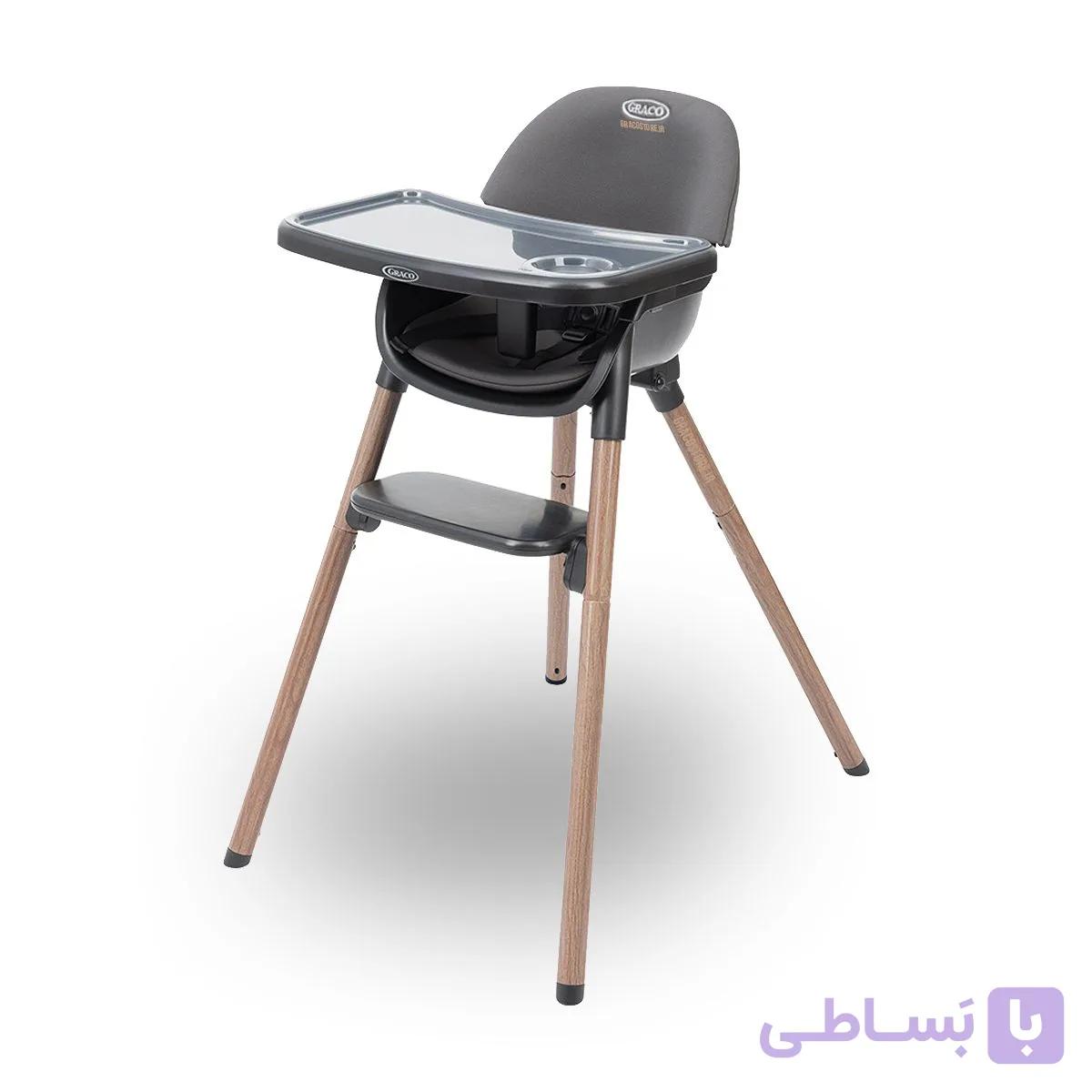 صندلی غذا گراکو مدل Presti Charcoal — تصویر 1