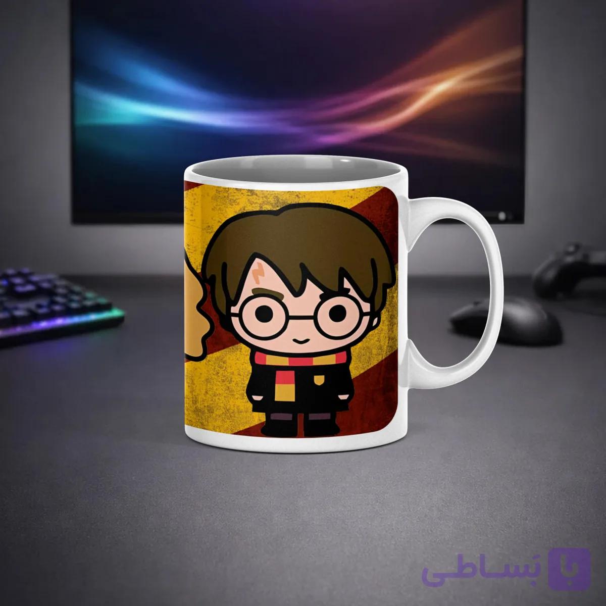 ماگ سرامیکی طرح هری پاتر (Harry Potter – Gryffindor Style) — تصویر 1