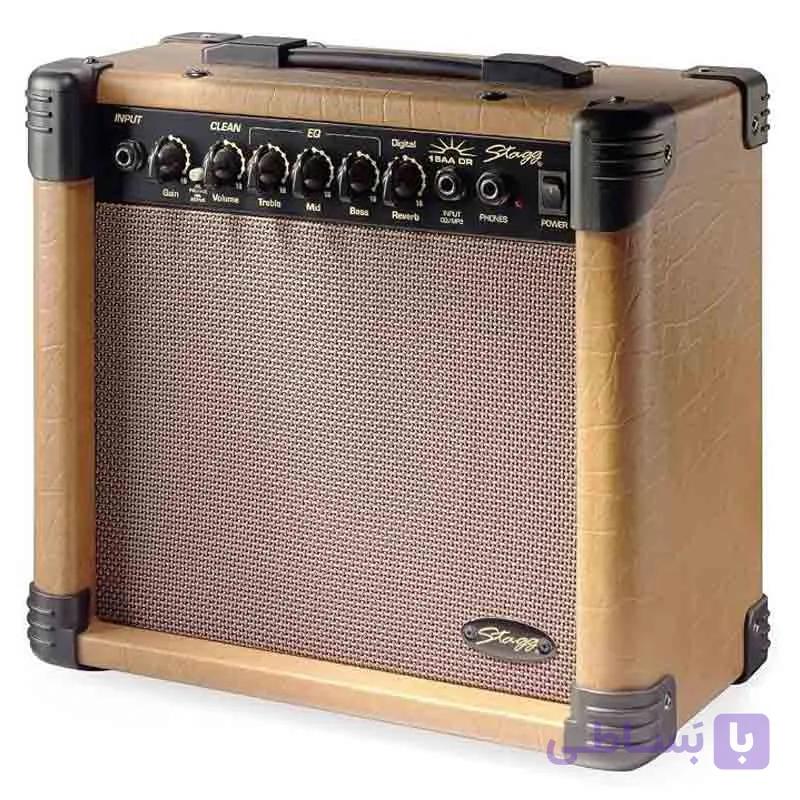 آمپلی فایر آکوستیک 15 وات استگ Stagg Acoustic Amplifier 15 AA DR - فروشگاه اینترنتی گیتارباز