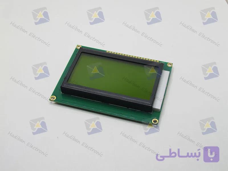 LCD گرافیکی 64*128 بک لایت سبز (LCD HBG12864-AYY برند HBE)