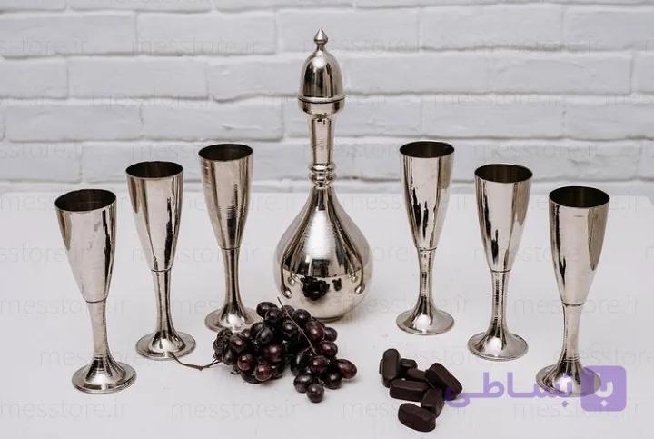 تنگ و گیلاسی مسی کروم شده کد 102537 — تصویر 1