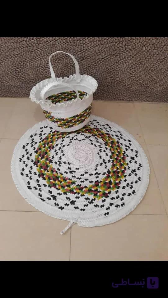 سفره حصیری تسمه ايي کد ۱۰۲۵۴۴