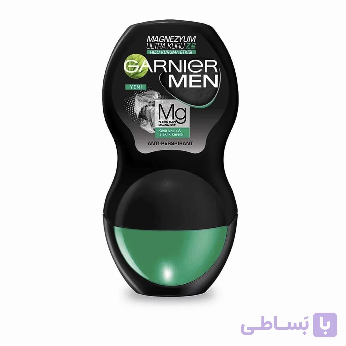 مام ضد تعریق مردانه گارنیر مدل MAGNESIUM ULTRA KURU حجم 50 میل