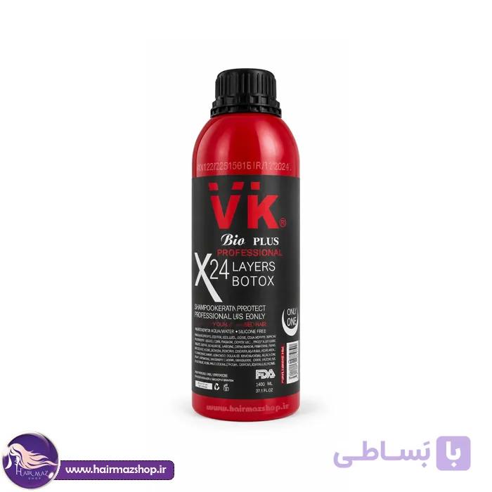 بوتاکس مو 24 لایه VK حجم 1400 میل