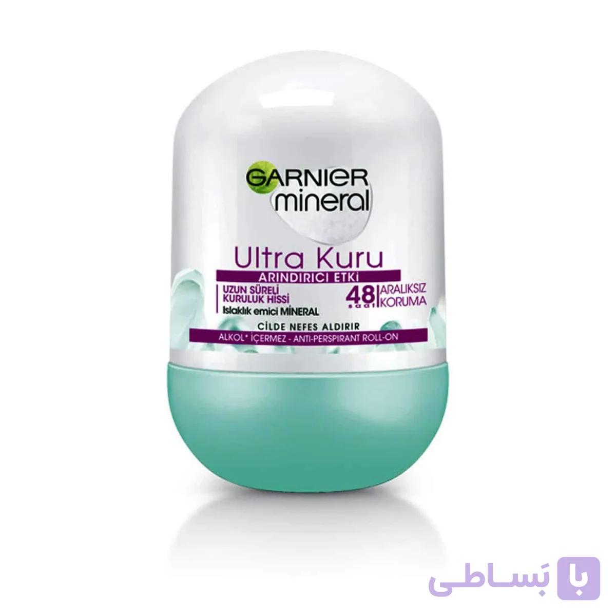 مام ضد تعریق زنانه GARNIER گارنیر مدل Ultra Kuru حجم 50 میل — تصویر 1
