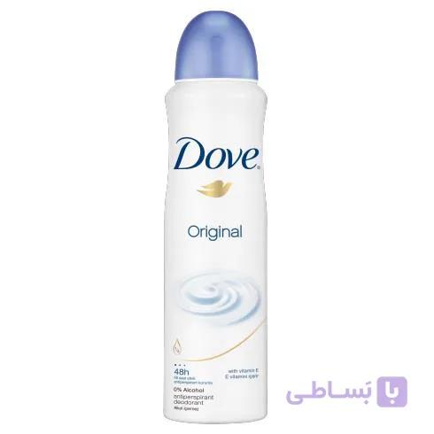 اسپری ضد تعریق بانوان داو Dove مدل ارجینال حجم 250 میل