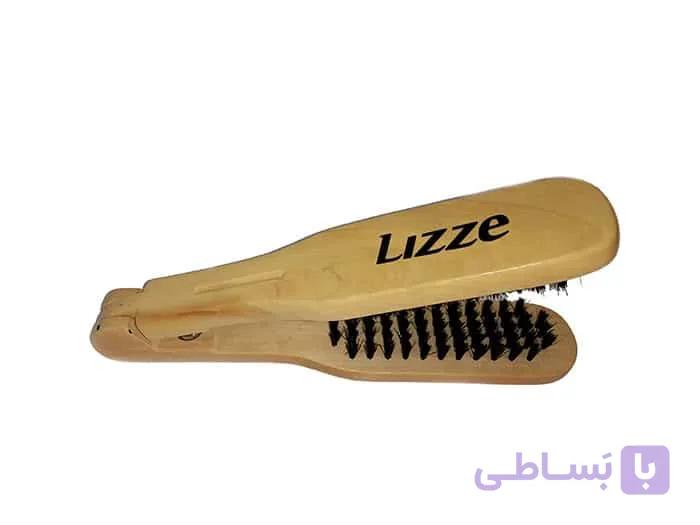 برس دوطرفه چوبی مو لیز — تصویر 1