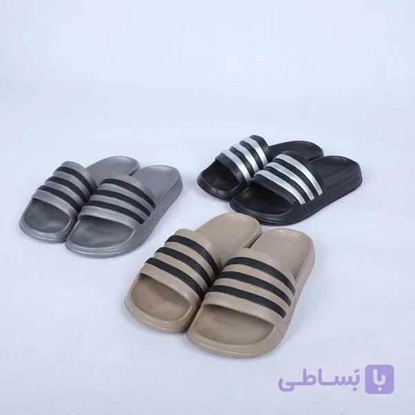 دمپایی مردانه سه خط adidas — تصویر 1