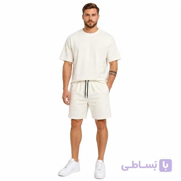 ست تاپ شلوارک ساده — تصویر 1