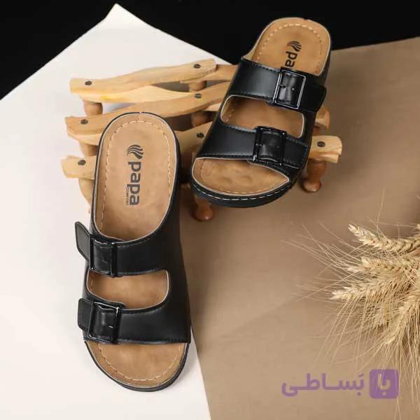 صندل مردانه مشکی شهاب 2 — تصویر 1