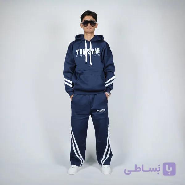 ست هودی و شلواربگ ترپ استار قهوه ای — تصویر 1