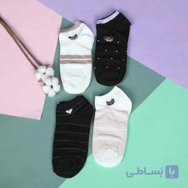 جوراب مچی طرحدار LADAN — تصویر 1