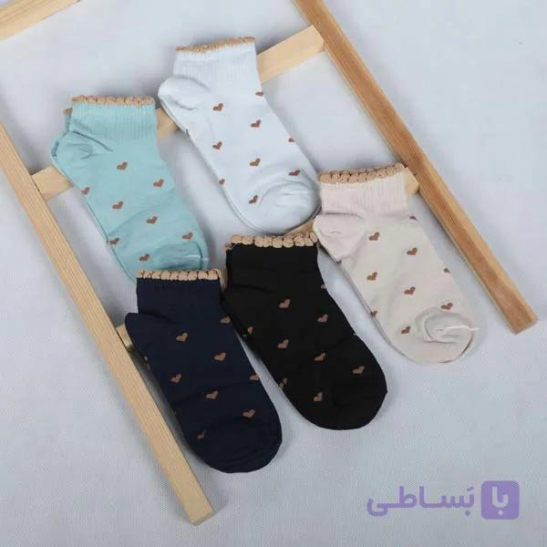 جوراب زنانه قلبی — تصویر 1