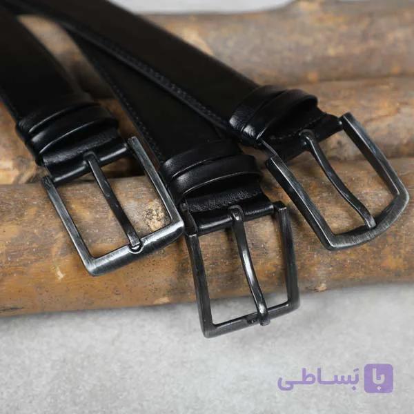 کمربند مردانه مدل ساده کلاسیک DL — تصویر 1