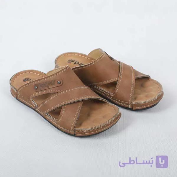 صندل مردانه papa مدل شهاب 3 کرم — تصویر 1
