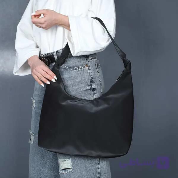 کیف زنانه دوشی برزنتی گره ای — تصویر 1