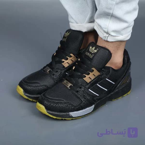 کتونی مردانه ZX8000 مشکی طلایی — تصویر 1