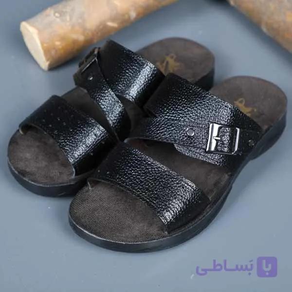 صندل مشکی مردانه SHAHRAM — تصویر 1