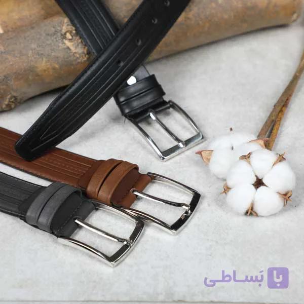 کمربند مردانه کلاسیک 751 — تصویر 1