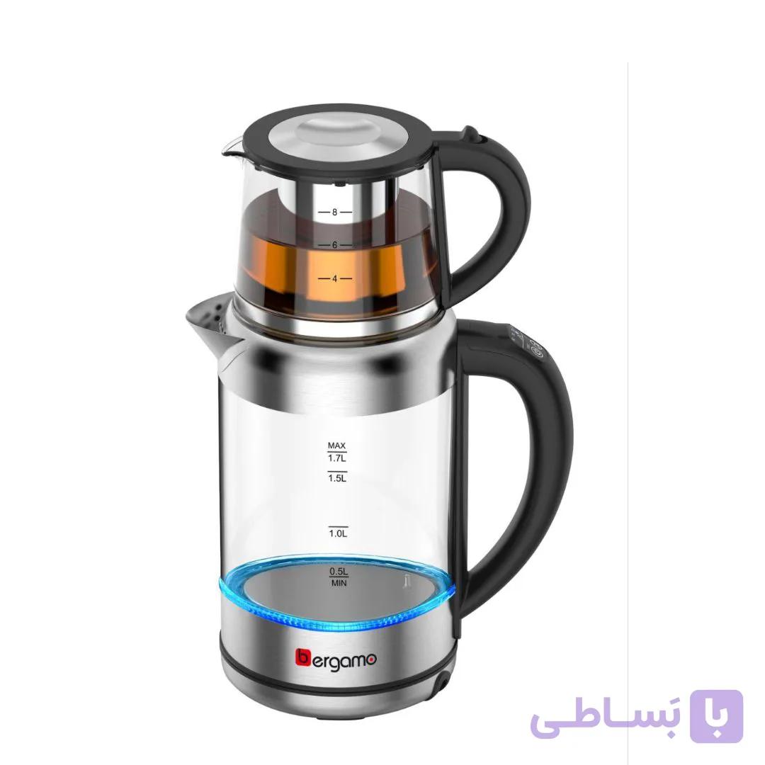 چای ساز سرهمی برگامو مدل BG-TM2409SGD — تصویر 1