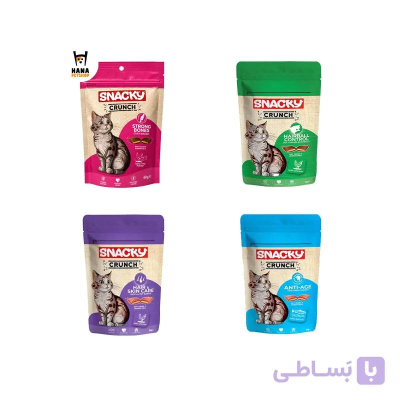 تشویقی گربه اسنکی 60 گرم
