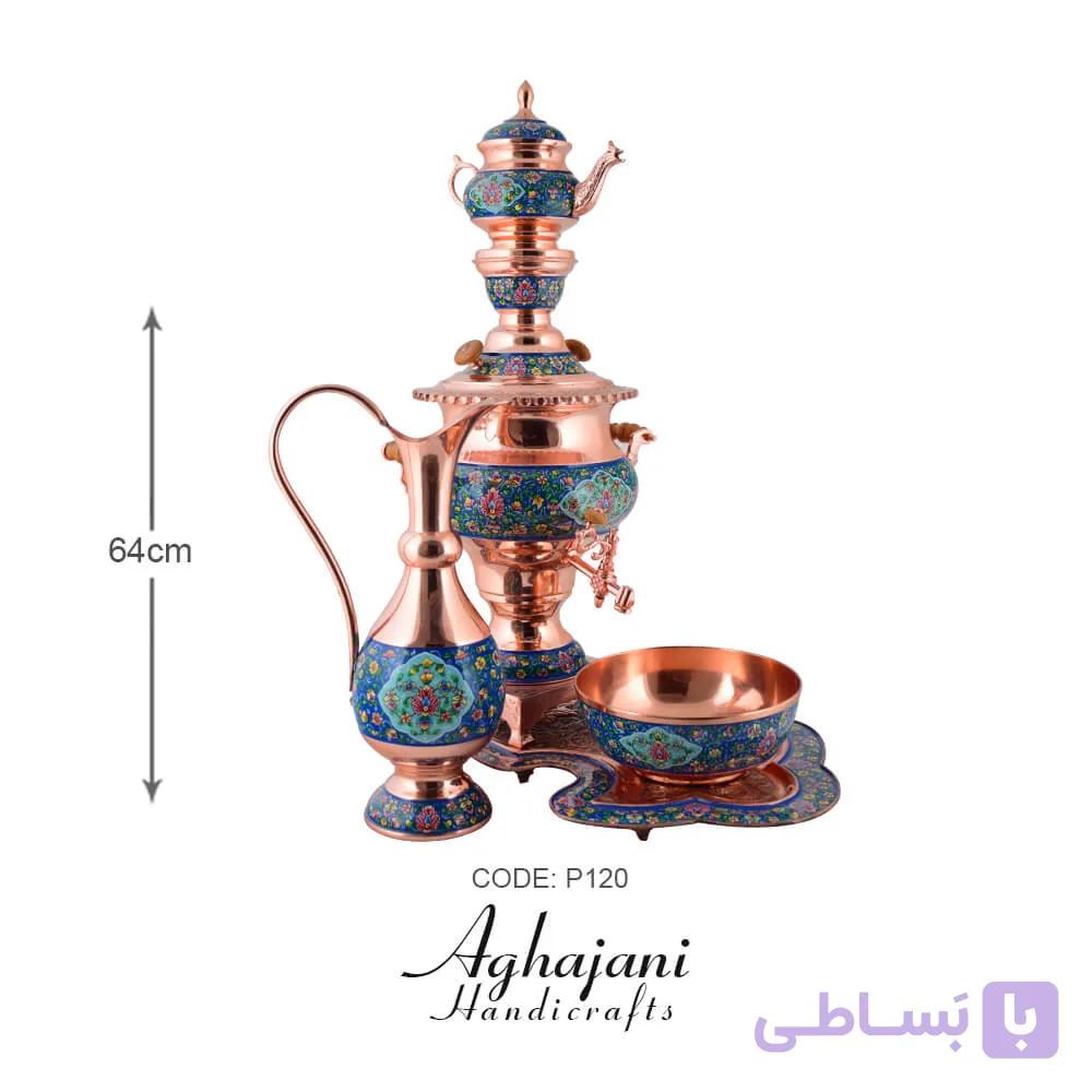 سرویس سماور مس و پرداز — تصویر 1