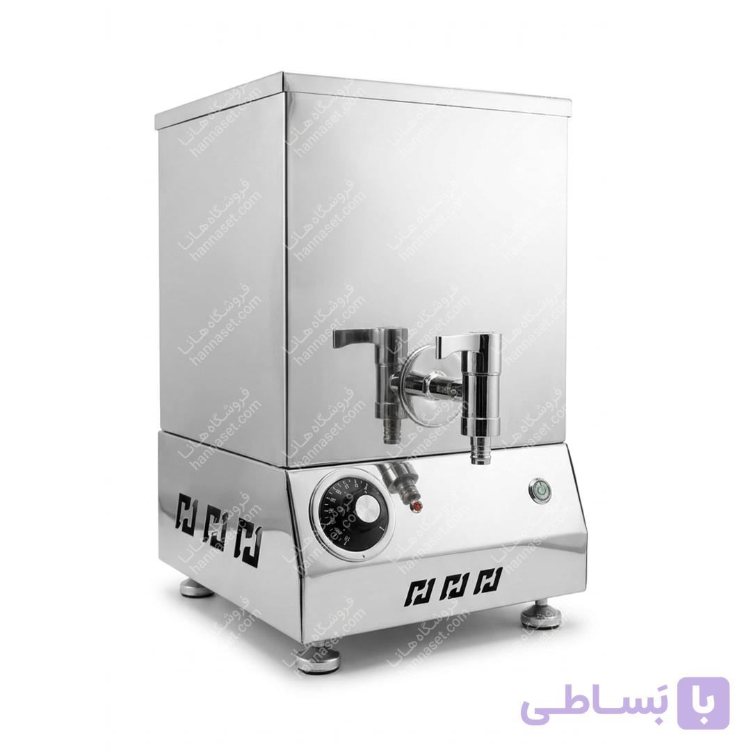 سماور استیل برقی 10 لیتری مشکی هانا — تصویر 1