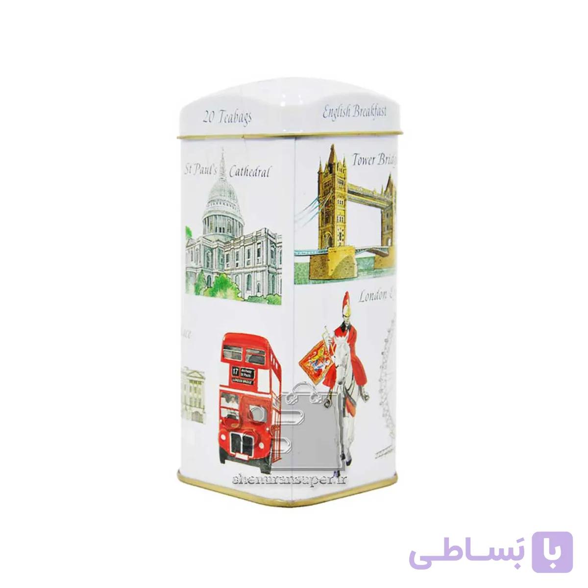 چای کیسه ای صبحانه ۲۰ عددی لندن احمد –  ahmad tea — تصویر 1