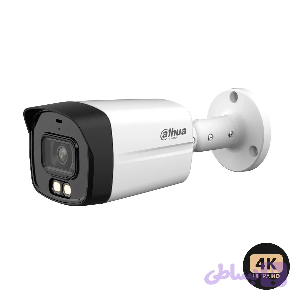 دوربین مداربسته بالت داهوا مدل DH-HAC-HFW1809TLM-A-LED کیفیت 4K Full-Color — تصویر 1