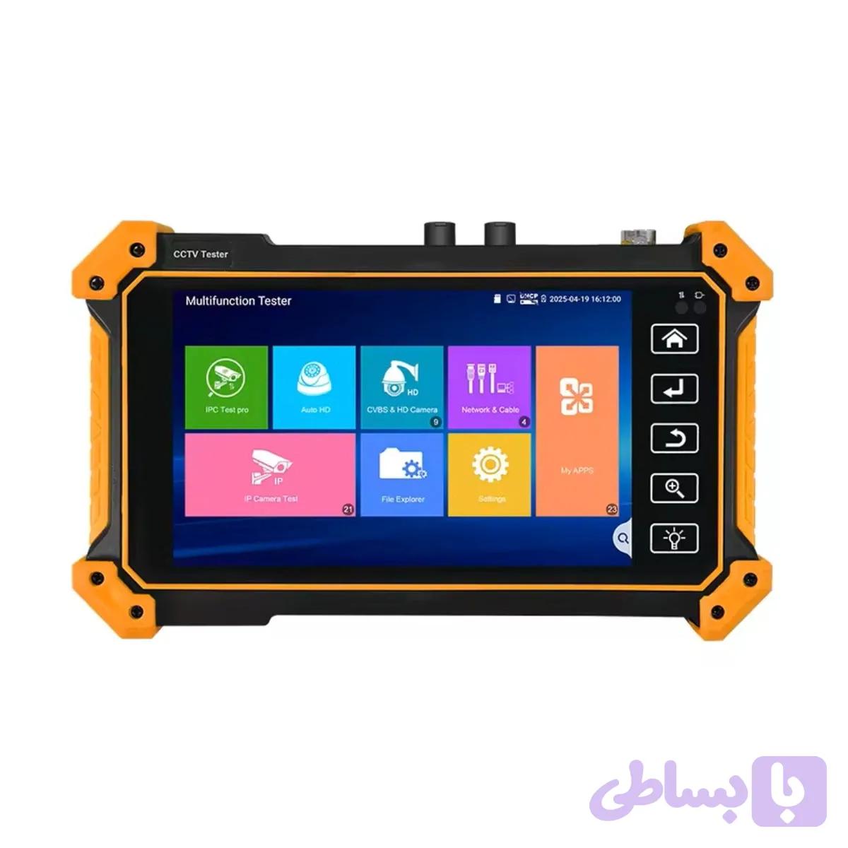 تستر دوربین مداربسته V56 مانیتور لمسی 5.5 اینچ 4K با تست فیبر نوری — تصویر 1