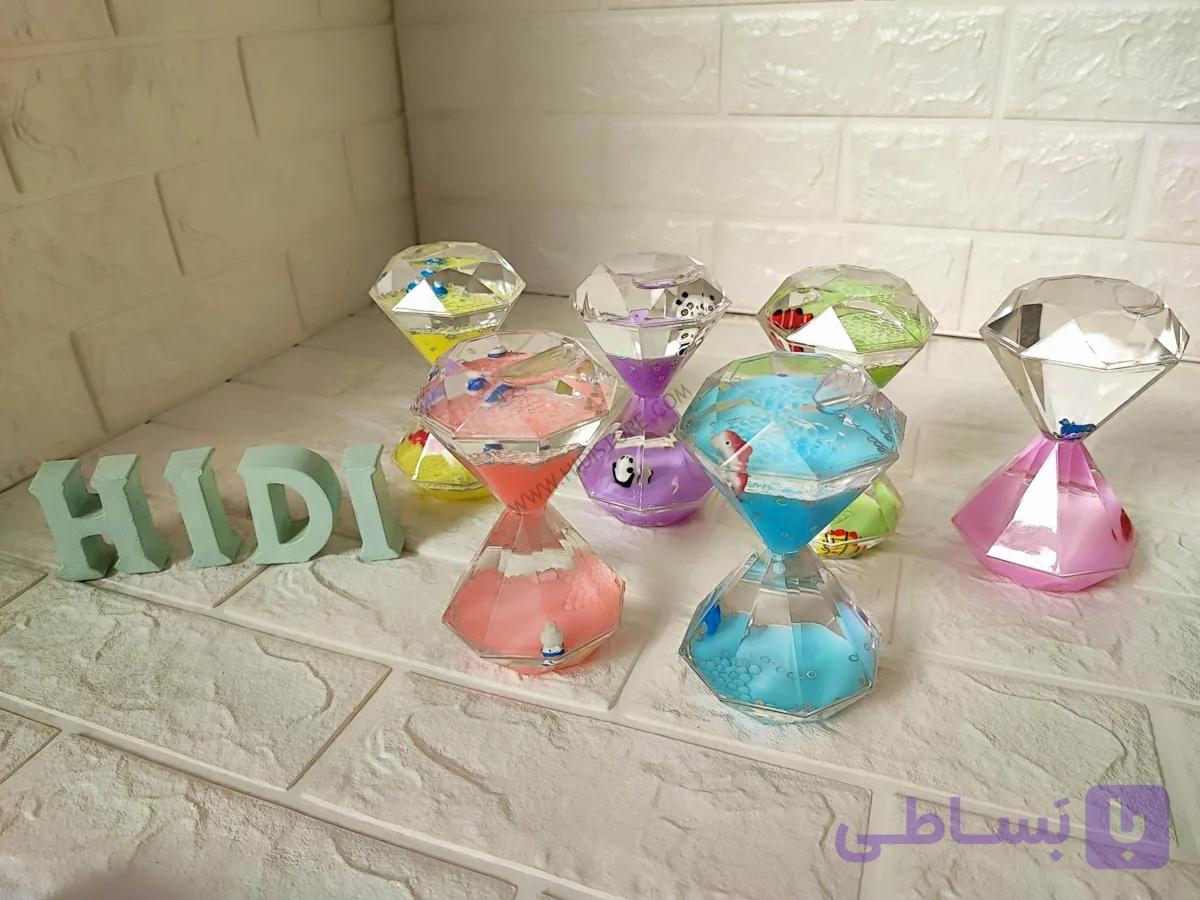 ساعت ژله ای الماسی